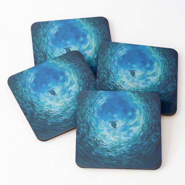 Item preview, Turtle in Ocean Calming Painting by Joanna E. Read designed and sold by Joanna Read.