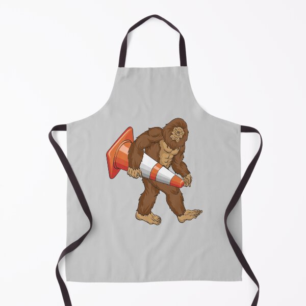 Item preview, Bigfoot Traffic Cone - Funny Road Workers designed and sold by TawanPK.