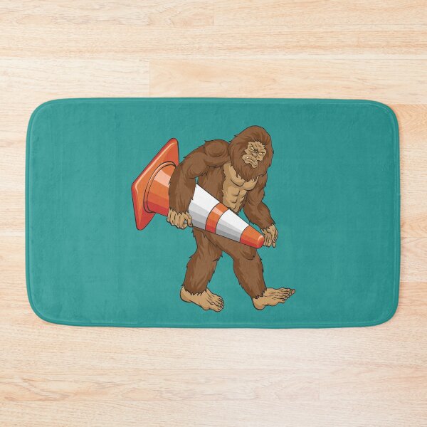 Item preview, Bigfoot Traffic Cone - Funny Road Workers designed and sold by TawanPK.