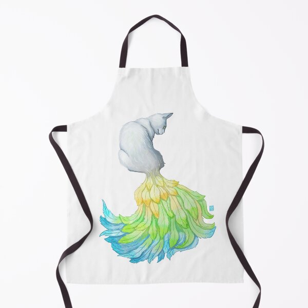 Item preview, Feathered Cat | Mystical | Cat | Japan | Fantasy | Feathers | ellyonart designed and sold by ellyonart.