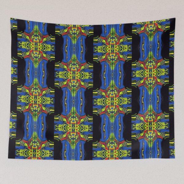 Item preview, Kallexos-Design- Yellow in Blue Pipe - Hippie Fantasy Design designed and sold by Kallexos.