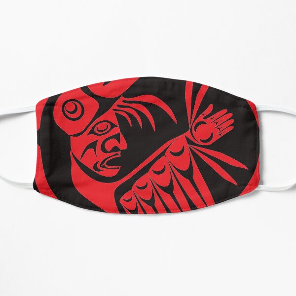 Trickster Raven Transformation Flat Mask