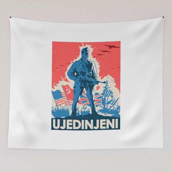 Item preview, Yugoslav Partisan Poster - United designed and sold by sirglennbo.