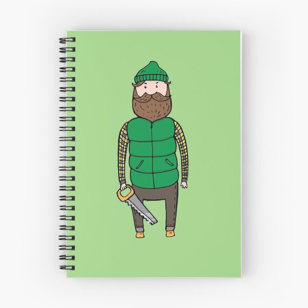 Item preview, Lumberjack with a saw  designed and sold by merionmerion.