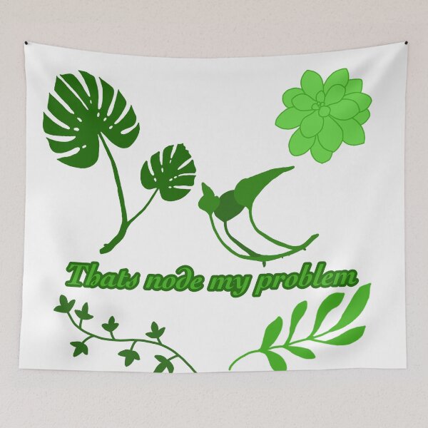 Item preview, Node my problem houseplant design  designed and sold by Phoebew03.