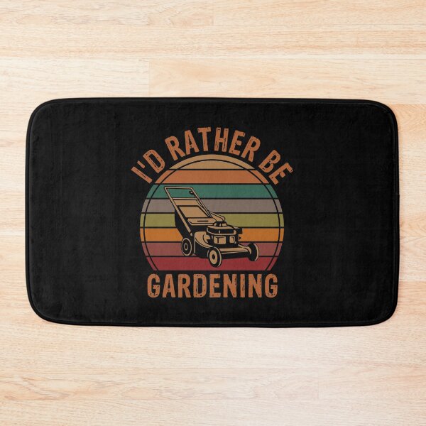 Item preview, I'd Rather Be Gardening Funny Gardener Retro Vintage  designed and sold by Theobsessed01.