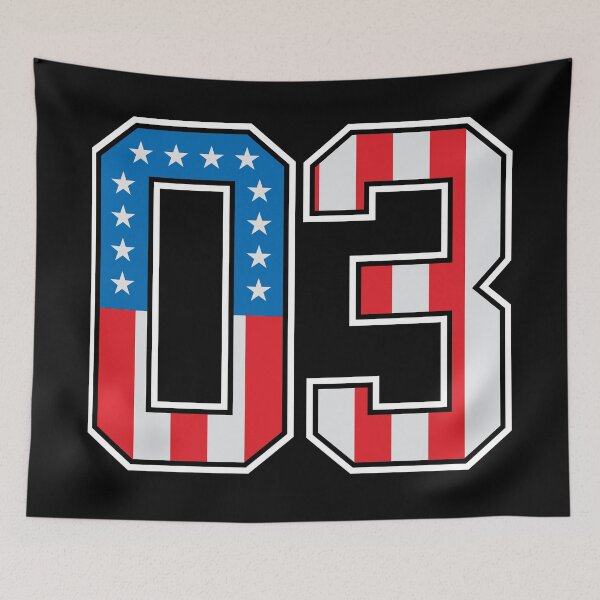 Item preview, Vintage Number 3 American Classy Number three United States Flag designed and sold by Urosek.