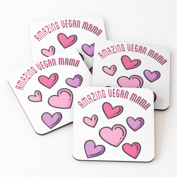 Item preview, Amazing Vegan Mama, Cute Hearts Vegan Mother’s Day designed and sold by WhimsicaliTee.