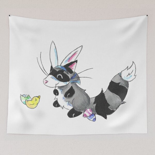 Item preview, Bunny in a Mask designed and sold by KOKeefeArt.