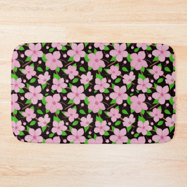 Item preview, Cherry blossoms pattern - black designed and sold by Juliana  Costa.