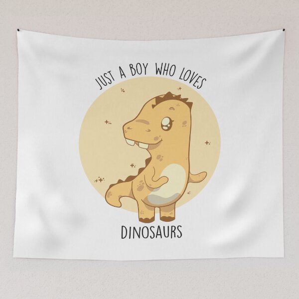 Item preview, just a boy who loves dinosaurs designed and sold by Ashi17.