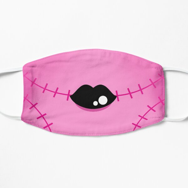 Monster Mask Bride of Frankie Pink Flat Mask