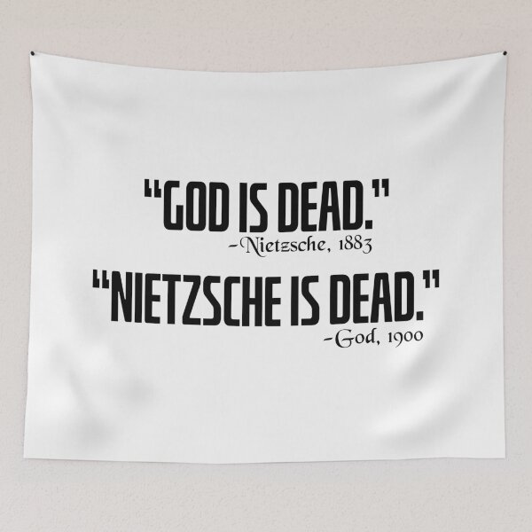 Item preview, GOD IS DEAD Nietzsche 1883 NIETZSCHE IS DEAD God 1900 designed and sold by Vitsson.