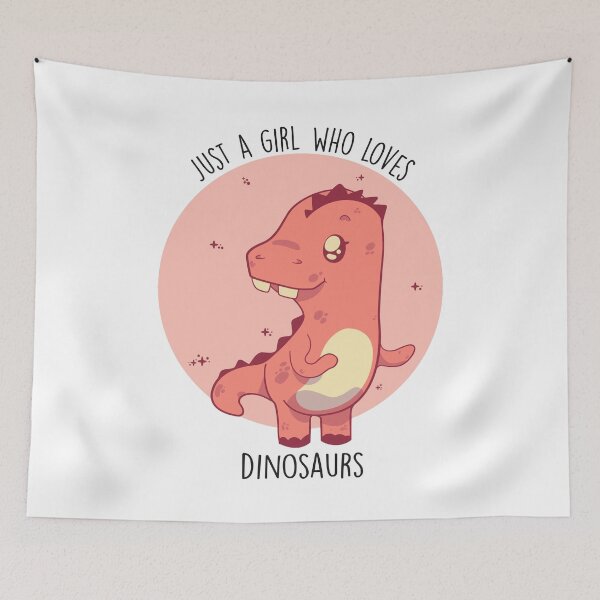 Item preview, just a girl who loves dinosaurs designed and sold by Ashi17.