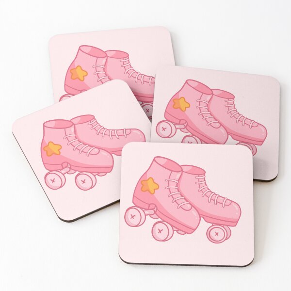 Item preview, Pink star roller skates designed and sold by AkakoAi.