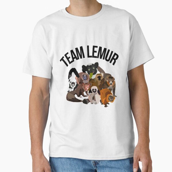 Item preview, Team Lemur, Team Lemur Illustration – Fun Wildlife Art for Lemur Lovers and Conservation Fans designed and sold by thezoogirl.