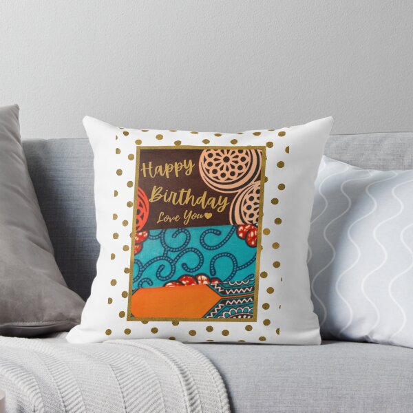Item preview, Happy Birthday - Fabrics Fusion designed and sold by AfriStyleUK.