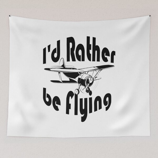 Item preview,  Fuuny Aviation I'd Rather be Flying, gift idea for lovers flying,aviation,aircraft designed and sold by Mac Store.