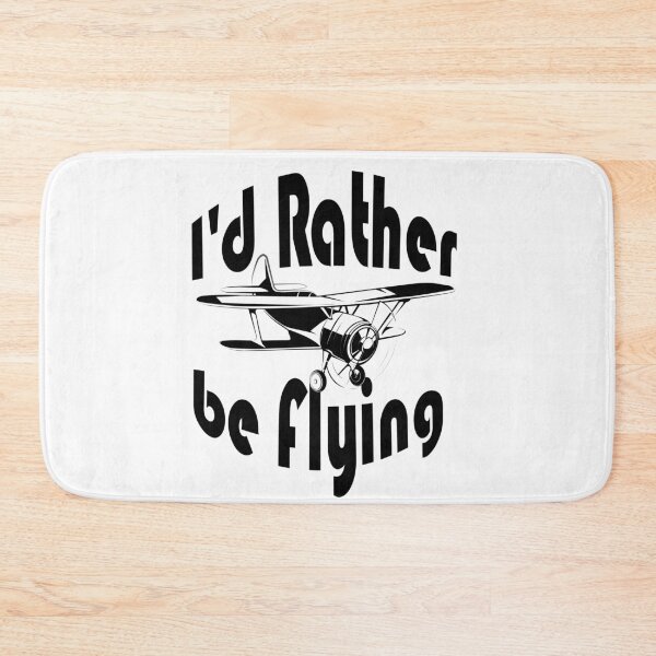 Item preview,  Fuuny Aviation I'd Rather be Flying, gift idea for lovers flying,aviation,aircraft designed and sold by Mac Store.