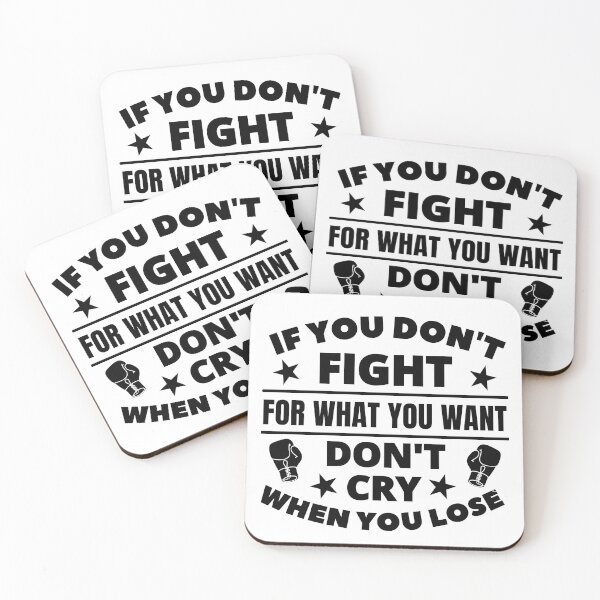 Item preview, Boxing: If you don't fight for what you want don't cry when you lose designed and sold by TheGreenGoat.