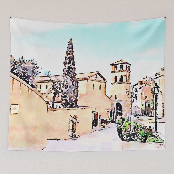 Item preview, Tivoli: glimpse with church designed and sold by Giuseppe Cocco.