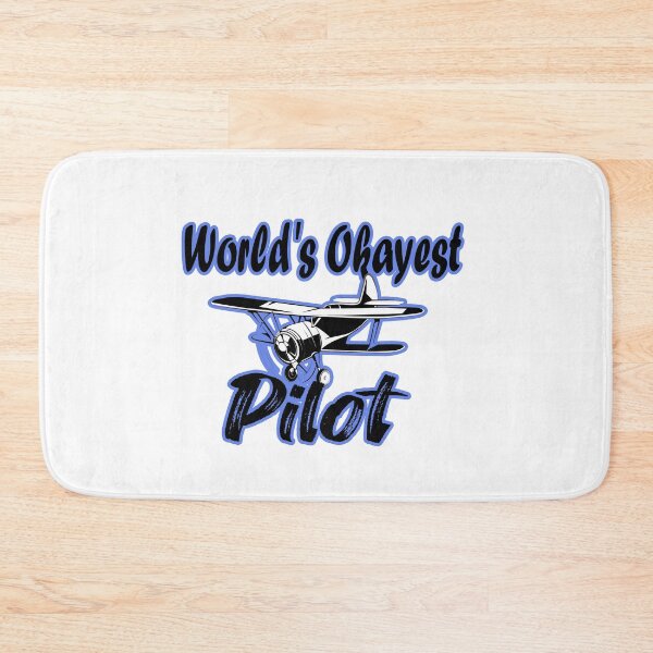Item preview,  Fuuny Aviation World's Okayest Pilot gift idea for lovers job pilot,flying,aviation,aircraft designed and sold by Mac Store.