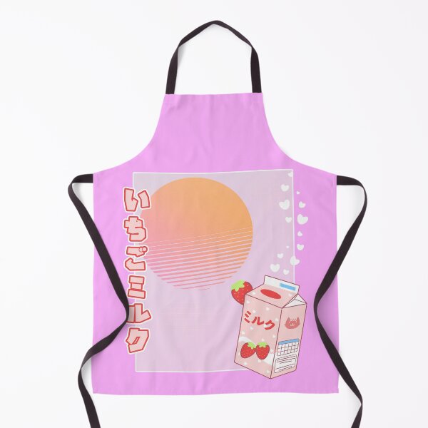 Artikelvorschau, Kawaii Erdbeermilch Ichigo Miruku Ästhetisches Chibi Pastell Geschenk entworfen und verkauft von VaporwaveAnime.