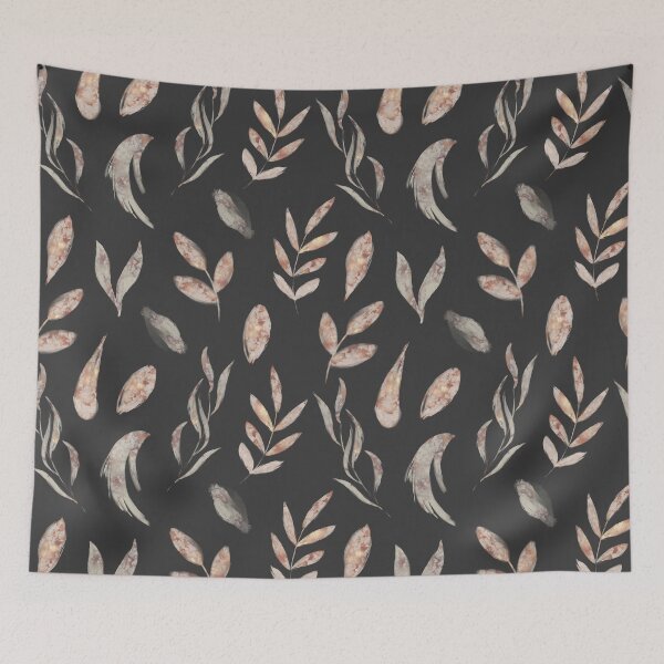 Item preview, Watercolor Jungle Leaves Pattern designed and sold by digoarpi.
