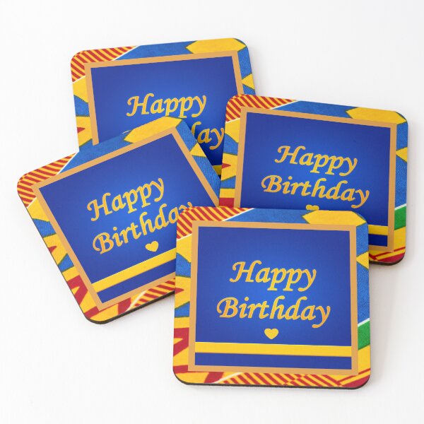 Item preview, Happy Birthday - Kente Fabric designed and sold by AfriStyleUK.