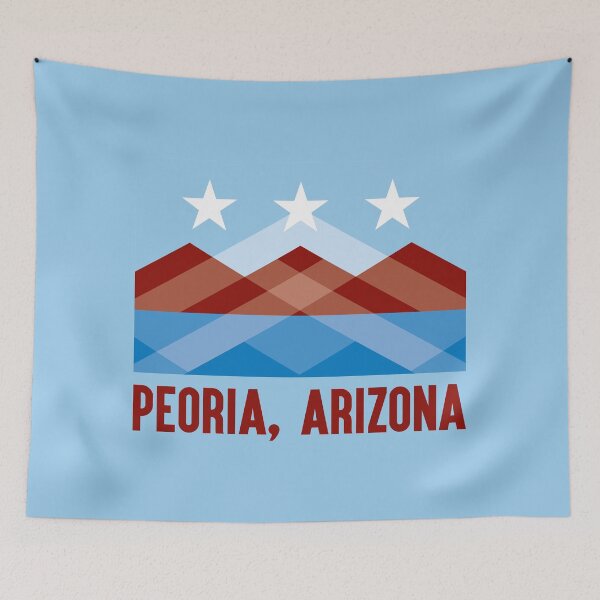 Item preview, Peoria Arizona flag Design designed and sold by cangurojoe.