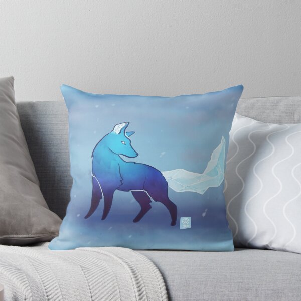 Artikelvorschau, Eisfuchs | Fuchs | Winter | Gletscher | Blau | ellyonart | Fantasy Fox entworfen und verkauft von ellyonart.