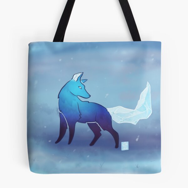 Item preview, Ice Fox | Fox | Winter | Glacial | Blue | ellyonart | Fantasy Fox designed and sold by ellyonart.