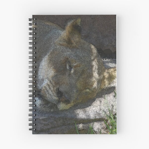 Item preview, Sleeping Lioness in Stained Glass designed and sold by ChadKroll.