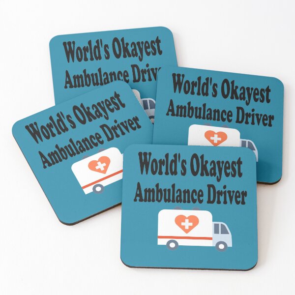 Item preview, Fuuny ambulance World's Okayest Ambulance Driver gift idea for lovers Paramedic job designed and sold by Mac Store.