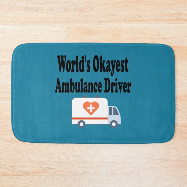 Item preview, Fuuny ambulance World's Okayest Ambulance Driver gift idea for lovers Paramedic job designed and sold by Mac Store.