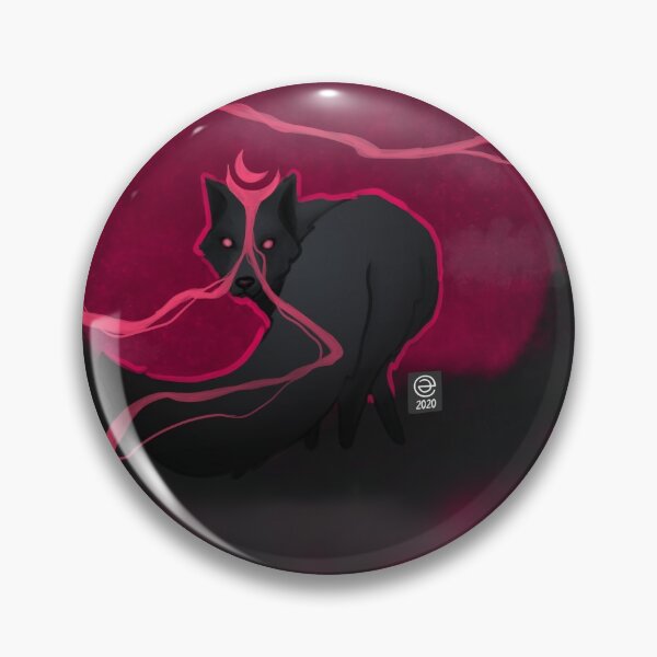 Item preview, Blood Moon Fox | Fox | Dark | Red | Moon | ellyonart | Fantasy Fox designed and sold by ellyonart.