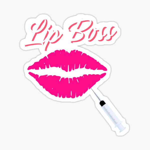 Boss Bitch Lips Sticker