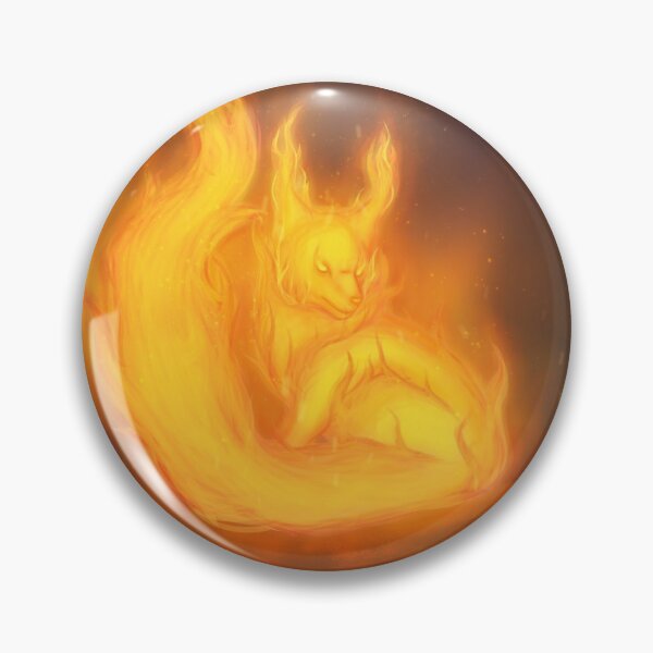 Item preview, Fire Fox | Fox | Fire | Flame | Orange | ellyonart | Fantasy Fox designed and sold by ellyonart.
