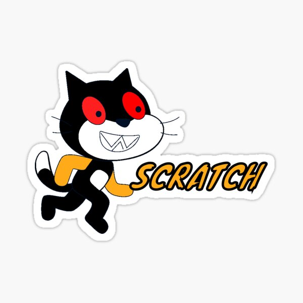 Cat Scratch Stickers Redbubble