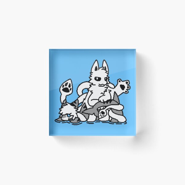 Changed - Squid Dog Sprite Acrylic Block