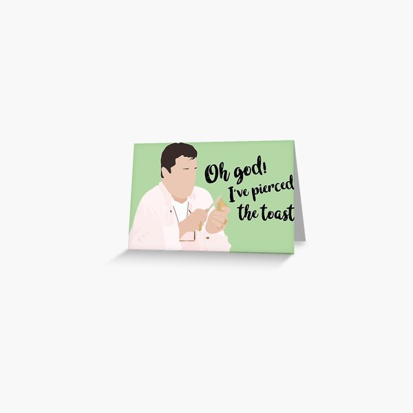 Item preview, oh god! i've pierced the toast! designed and sold by Emily D'Amato.