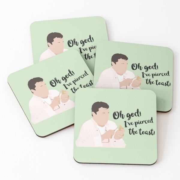 Item preview, oh god! i've pierced the toast! designed and sold by Emily D'Amato.