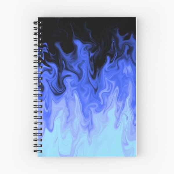 Item preview, Hot blue burning flames in the dark designed and sold by ANU007.