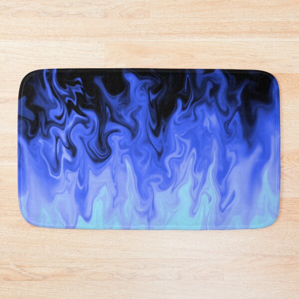 Item preview, Hot blue burning flames in the dark designed and sold by ANU007.