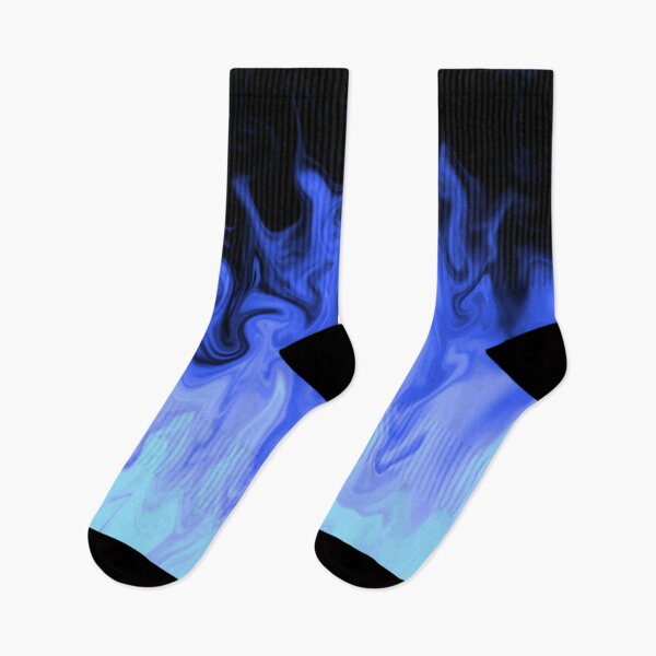 Item preview, Hot blue burning flames in the dark designed and sold by ANU007.