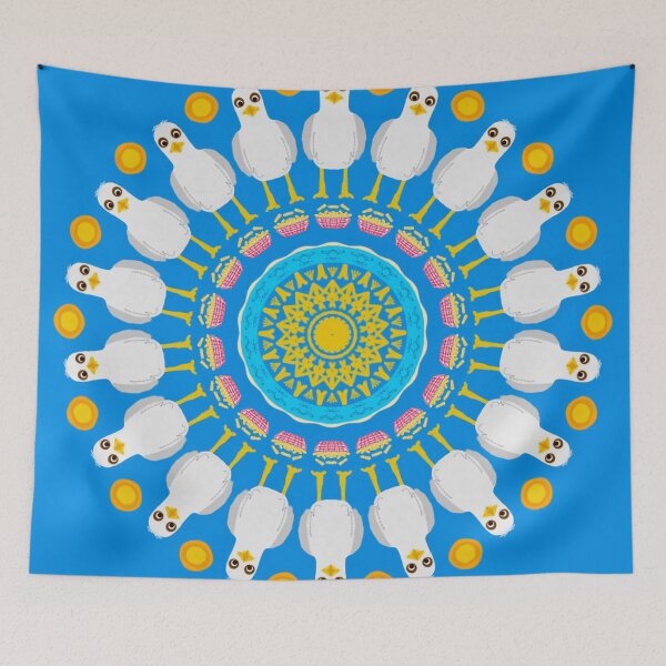 Item preview, Brighton Seagull Mandala Design designed and sold by MandalaZoo.