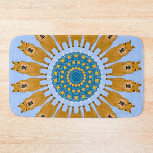 Item preview, Capybara Onsen Mandala Design designed and sold by MandalaZoo.