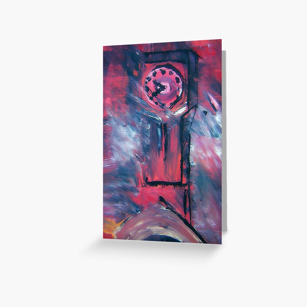 Clock Tower Greeting Card