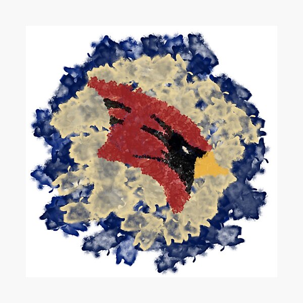 Item preview, Go Cardinals Watercolor designed and sold by TheBoyTeacher.