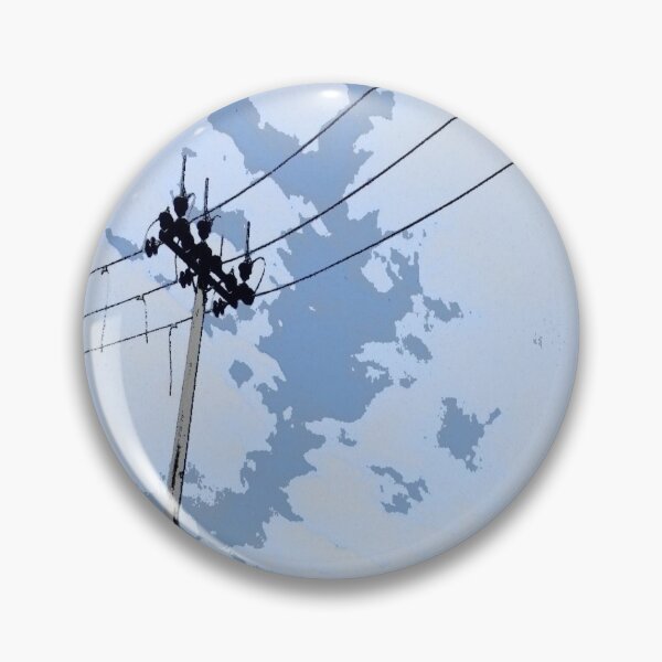 Item preview, Blue Sky and Utility Pole designed and sold by RioCariocaClub.